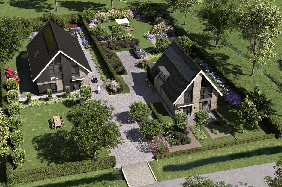 Oud-osdorp 2 villa's